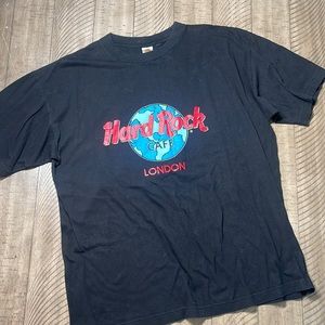 Mens large vintage London UK Hard Rock Cafe shirt